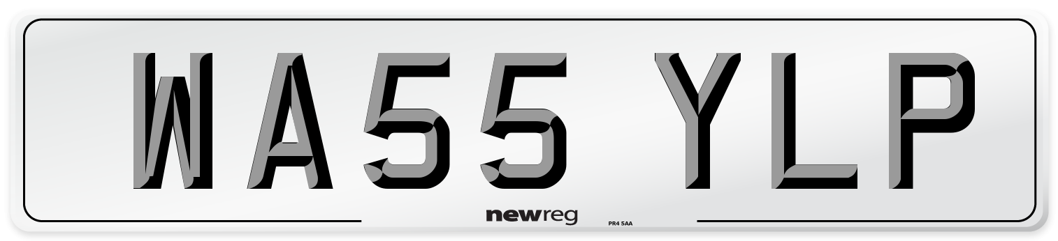 WA55 YLP Number Plate from New Reg